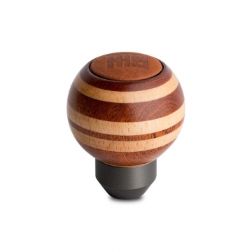 Momo Targa Shift Knob - Mahogany / Beechwood, Leather Insert