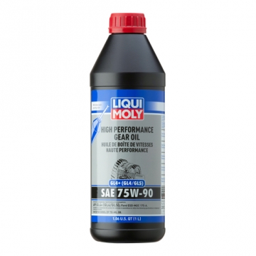 Liqui Moly High Performance Gear Oil (GL4+) SAE 75w90 - Case of 6 x 1L (1.05qt.) - 6L Total