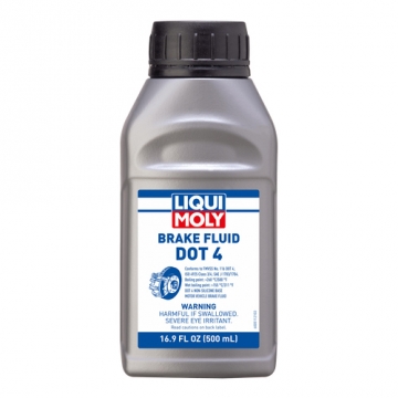 Liqui Moly Brake Fluid DOT4 - Case of 24 x 500mL (1.05 US Pint)  - 12L Total