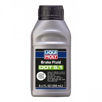 Liqui Moly Brake Fluid DOT 5.1 - Case of 24 x 250mL (0.52 US Pint)  - 6L Total