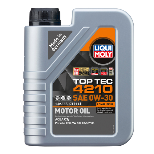 Evasive Motorsports: Liqui Moly Top Tec 4210 SAE Motor Oil 0w30