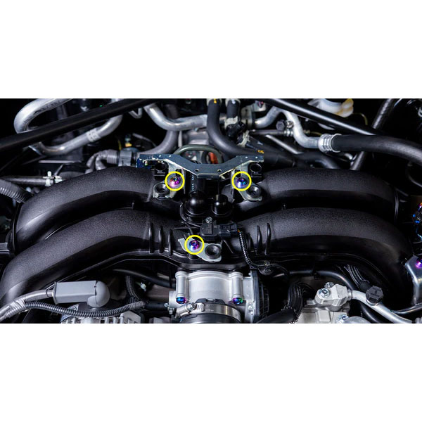 Evasive Motorsports Dress Up Bolts Titanium Hardware Upper Intake