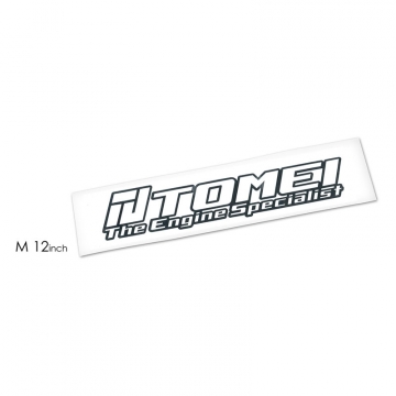 Tomei Engine Specialist Sticker (12 Inch Die Cut) - White