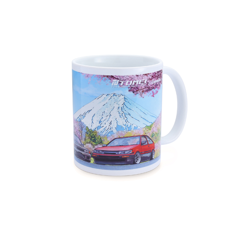 Evasive Motorsports: Tomei Osamu Aida Mug (White) - GDB / BNR32