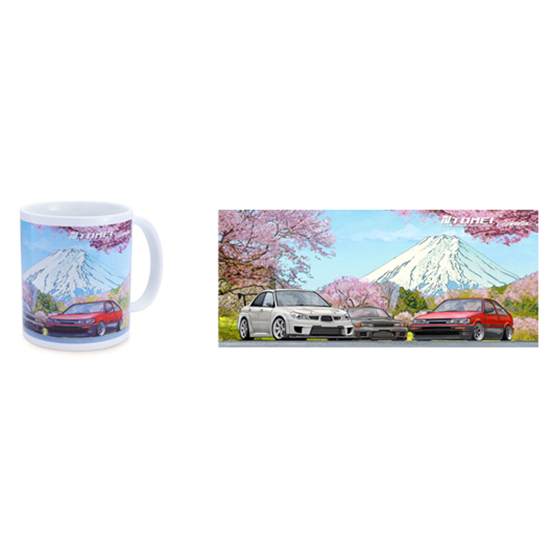 Evasive Motorsports: Tomei Osamu Aida Mug (White) - GDB / BNR32