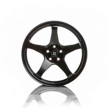 Titan 7 T-C5 Wheel - 17x8.0 / Offset +37 / 5x114.3 (Machine Black)