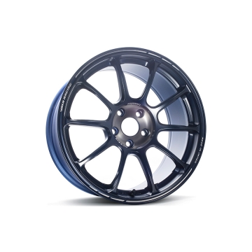 Volk Racing ZE40 Time Attack III Wheel (Face 1) - 17x7.0 / Offset +41 / 4x100 (Metallic Blue / Matte Dark Clear LM)