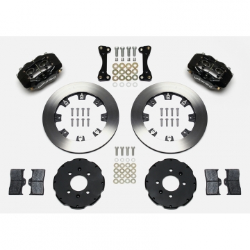 Wilwood Forged Dynalite Big Brake Front Brake Kit (Black / Undrilled) - Acura Integra / Honda Civic