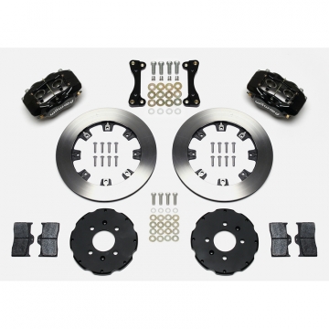 Wilwood Forged Dynalite Big Brake Front Brake Kit (Black / Undrilled) - Acura Integra / Honda Civic