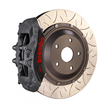 Brembo Pista Big Brake Kit (6 Piston Front / 355x35x53a / Type-3 Semi Float Rotor) - Subaru WRX STi (GR / GV) 08-14