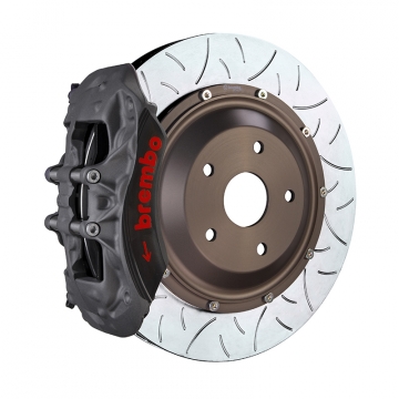 Brembo Pista Big Brake Kit (6 Piston Front / 355x35x53a / Type-3 Zinc Rotor) - Subaru WRX STi (GR / GV) 08-14