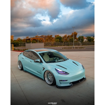 ADRO Carbon Fiber Side Skirts V2 - Tesla Model 3 17-23