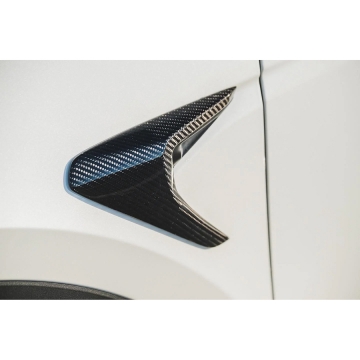 ADRO Carbon Fiber Side Camera Covers - Tesla Model Y with Hardware 3 Cameras 20-23