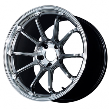 Advan RZ-DF2 Wheel (C-1 Concave) - 19x8.5 / Offset +45 / 5x114.3 (Diamond Cut & Hyper Platinum Black)