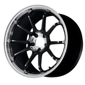 Advan RZ-DF2 Wheel (C-1 Concave) - 19x8.5 / Offset +45 / 5x114.3 (Diamond Cut & Racing Titanium Black)