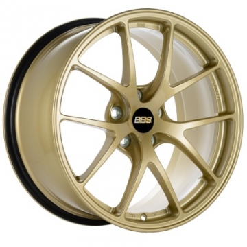 BBS RI-A Wheel - 18x9.5 / Offset +40 / 5x120 (Gold)
