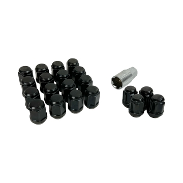 Bull Lock Tuskey Lug Nut and Wheel Lock Set - Black 14x1.5