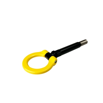 EVS Tuning Folding Tow Hook (Yellow / Front) - Tesla Model 3 17-23