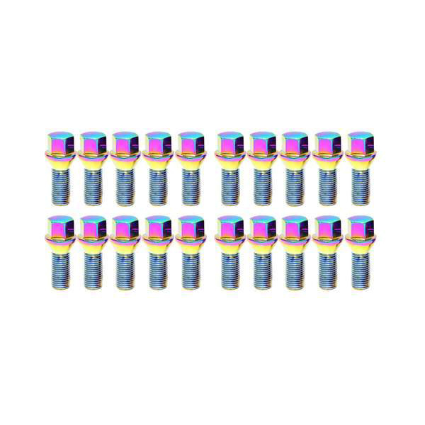 Wheel Mate Mevius Lug Bolt Set of 20 - Black 12x1.50 27mm Cone 60 DEG TAP (40621B) main image 1