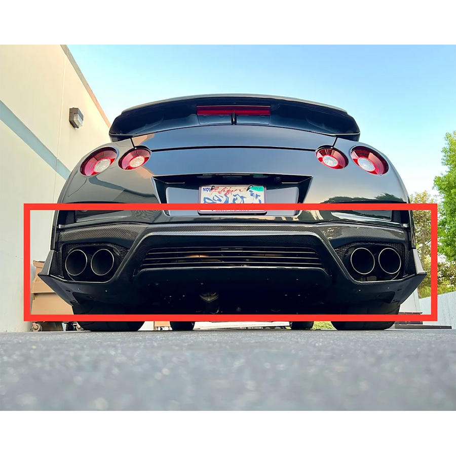 Evasive Motorsports NTune Spec T Rear Bumper Lower Diffuser Cover