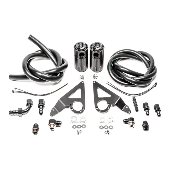 Radium Engineering Dual Catch Can Kit | 1989-1994 Nissan Skyline GT-R (20-590-FL)