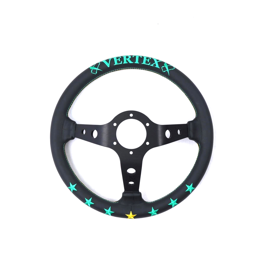 Evasive Motorsports: Vertex 7 Star Steering Wheel - Blue / Mint