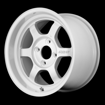 Volk Racing TE37V 2324 Wheel (S Rim) - 14x7.0 / Offset +0 / 4x114.3 (Dash White)