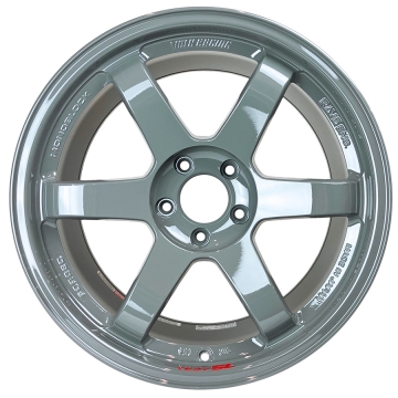 Volk Racing TE37SL Wheels (Set of Four) - 18x10.0 / Offset +40 / 5x114.3 (Glossy Gray)