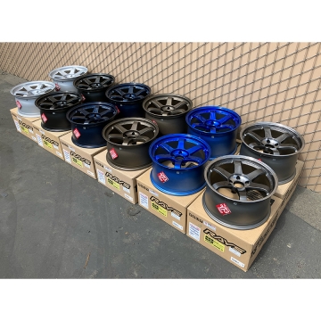 Volk Racing TE37SL Wheels (Set of Four) - 18x9.5 +22 Front / 18x10.5 +20 Rear 5x120 (BMW E9X Spec)