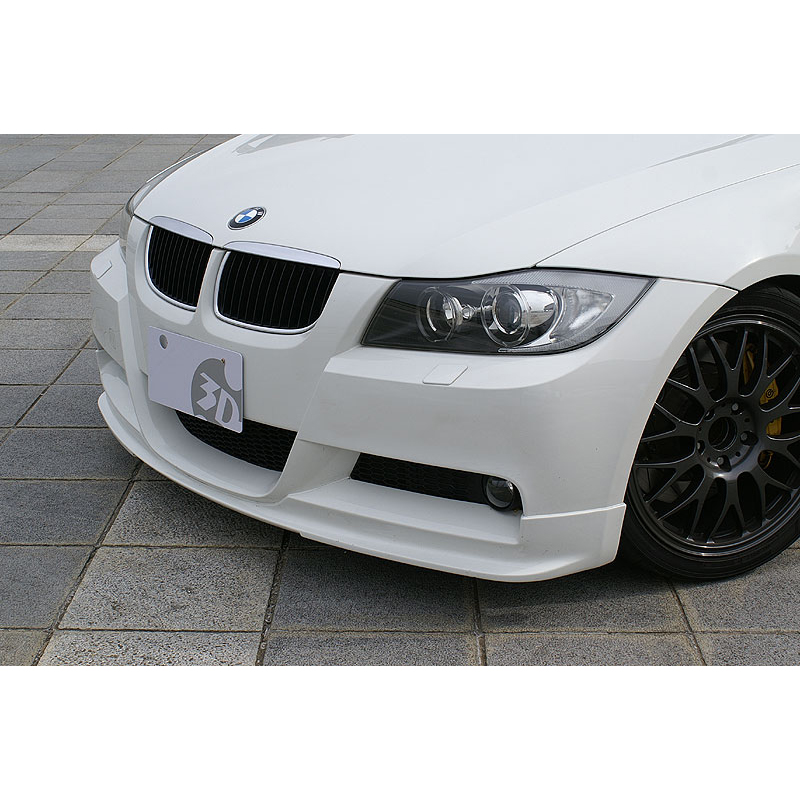 Evasive Motorsports 3D Design Urethane Front Lip Spoiler BMW E90 Sedan E91 3 Series Touring Pre LCI M Sport 06 08