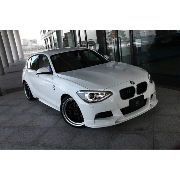 3D Design Urethane Front Lip Spoiler - BMW F20 1-Series 5 Door Hatchback (Pre-LCI M-Sport) 12-15