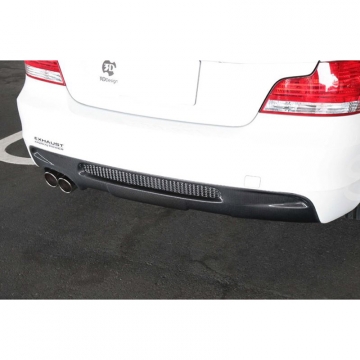 3D Design CFRP Rear Diffuser (Use with 2 Tip Exhausts) - BMW E82 1-Series Coupe (135i M-Sport) 08-13