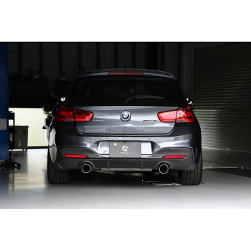 3D Design CFRP Rear Diffuser (Use with 2 Tip Exhausts) - BMW F20 1-Series 5 Door Hatchback (LCI M-Sport) 16-19