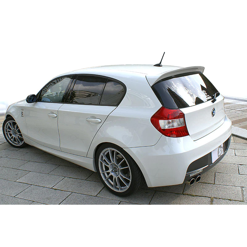 A Style Unpainted Rear Roof Spoiler Wing For BMW E87 5D E81 3D 1