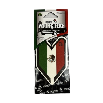 Tree Frog Young Leaf Air Freshener (Mexico Flag) - New Car Scent