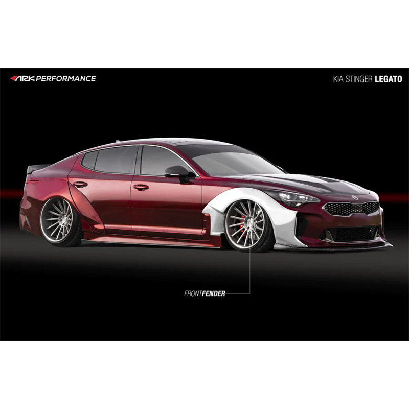 G33＋HD-5 Stinger 2018 Kia Stinger GT1 with 19x10.5 GMR Gs-105 and Ironman