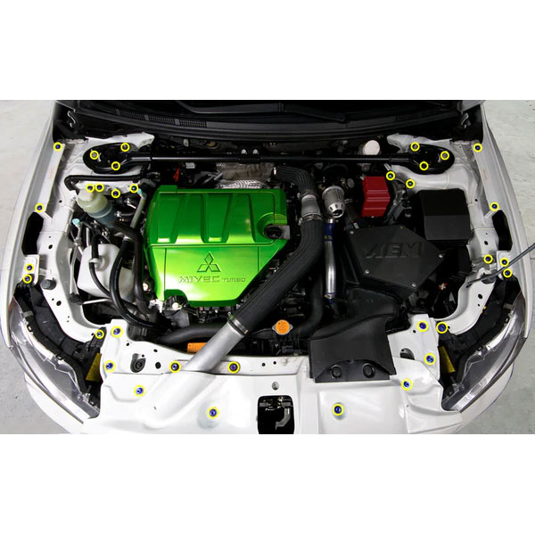 Evo X Engine Bay Diagram