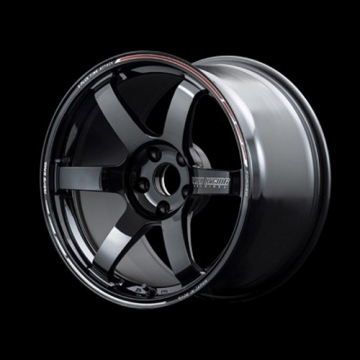 Volk Racing TE37 Saga S-Plus Time Attack Wheel - 17x7.0 / Offset +46 / 4x100 (Black / REDOT)