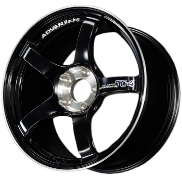 Advan TC-4 Special Edition Wheel - 18x7.5 / Offset +48 / 5x114.3 (Racing Gloss Black & Diamond Cut)