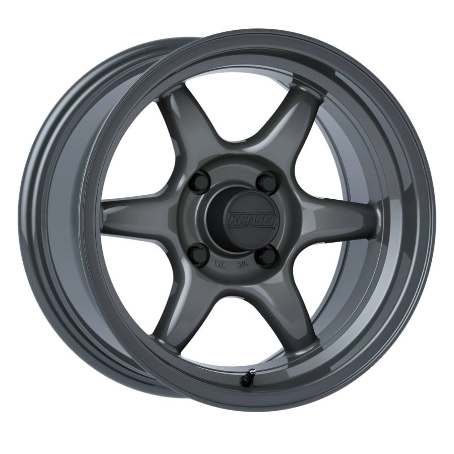Kansei K11H Tandem 15x7in / 4x100 BP / 25mm Offset - Hyper Silver Wheel