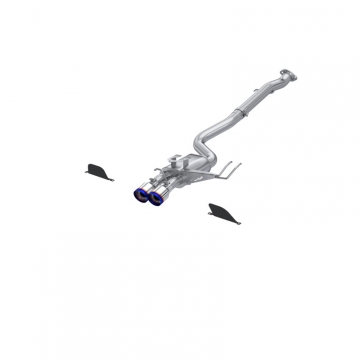 MBRP Street Profile T304SS Dual Rear Center Exit Exhaust (Burnt Tip) - Toyota GR Corolla 2023+