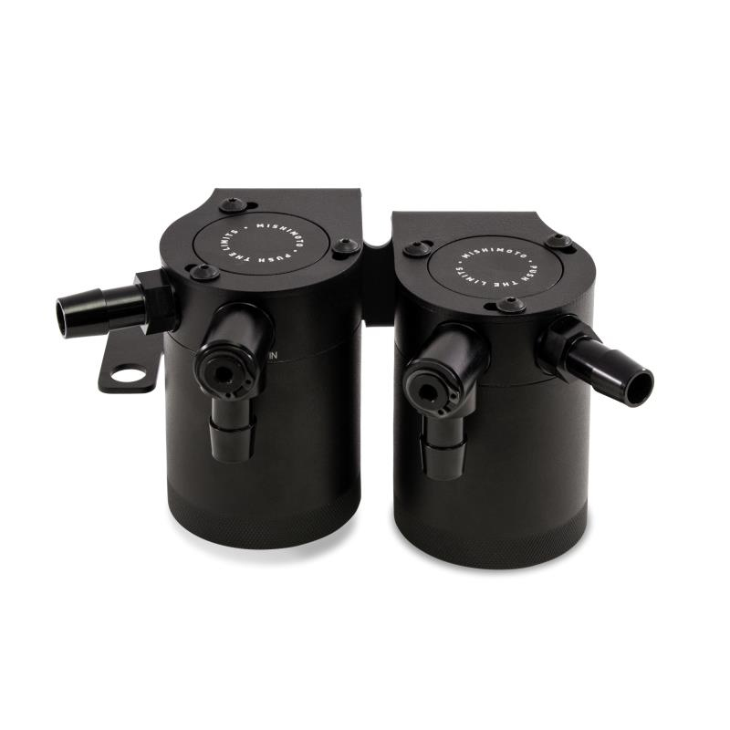 Evasive Motorsports: Mishimoto Baffled Oil Catch Can System (Black