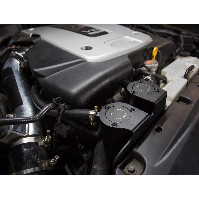 Evasive Motorsports: Mishimoto Baffled Oil Catch Can System (Black