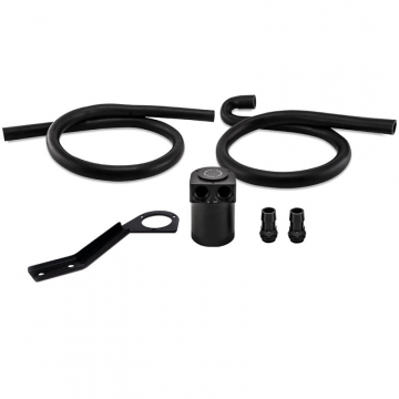 Mishimoto Baffled Oil Catch Can (Black / CCV Side) - BMW 135i 08-10 / 1M 2011 / 335i 07-10