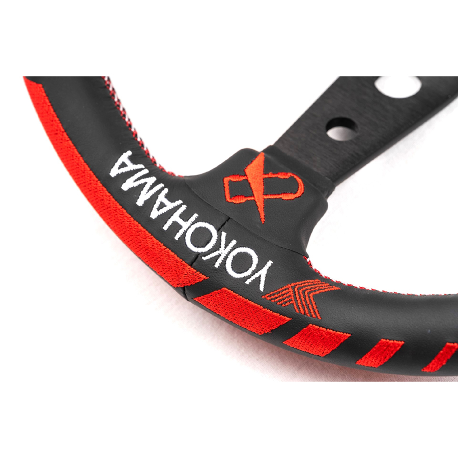 未使用【YOKOHAMA ADVAN VERTEX】アドバン ヴェルテックス Vertex x Advan Collaboration Steering Wheel (Suede; Version 2