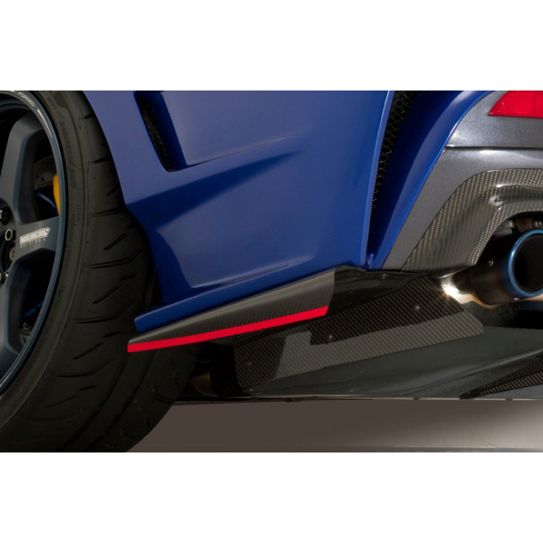 パーツ VARIS WRX SIDE SPLITTER FIN VASU-171 Evasive Motorsports: Varis Diffuser Side Splitter Fin (CF