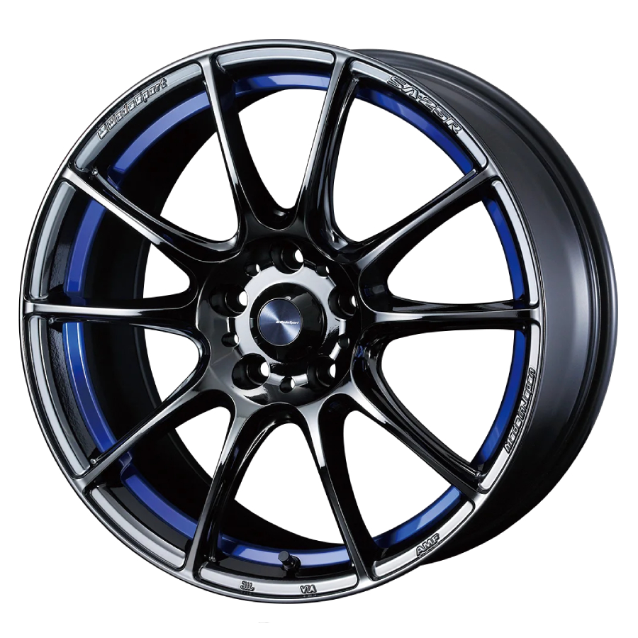 WedsSport SA-75R 1本価格 ブルーライトクロームII8.5-18 5H114.3+35 Evasive Motorsports: WedsSport SA-25R Wheel - 18x9.5 ⁄ Offset +12