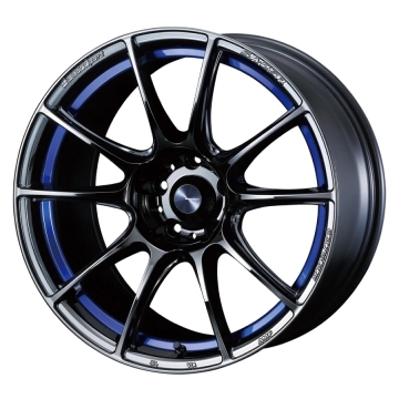 WedsSport SA-25R Wheel - 17x7.5 / Offset +45 / 5x114.3 (Blue Light Chrome II)