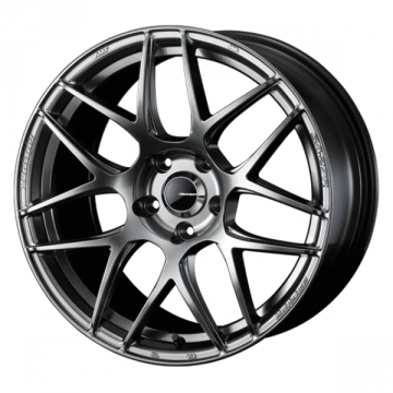 WedsSport SA-27R Wheel (Face FR) - 17x7.5 / Offset +48 / 5x100 (Platinum Silver Black)