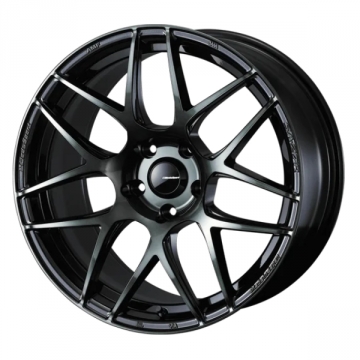WedsSport SA-27R Wheel (Face FR) - 17x7.5 / Offset +48 / 5x100 (Weds Black Clear)